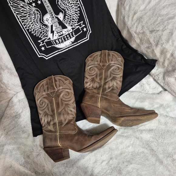 Durango Shoes - Durango Brown Khaki Western Boots